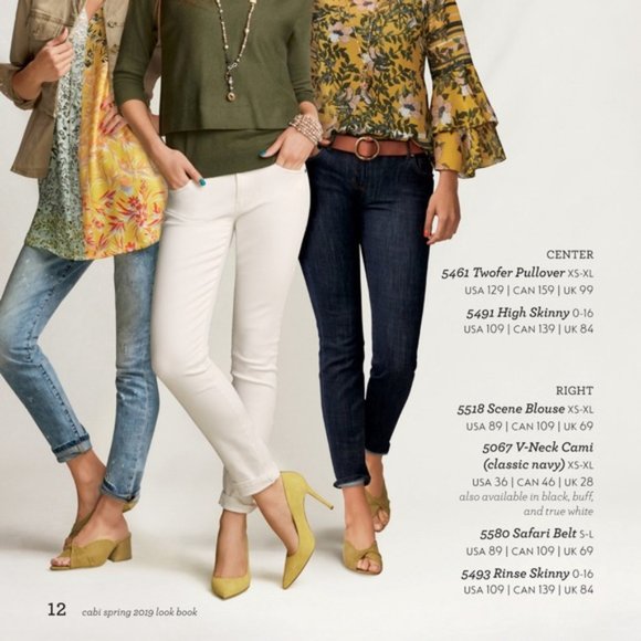 Cabi 5493 Rinse Skinny Jeans Spring 2019 Size 6 EUC - Picture 1 of 11